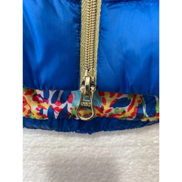 Lilly Pulitzer Blue Small Puffer Down Vest Size XS - Picture 6 of 12
